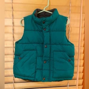 Baby Gap Puffer Vest in green size 2 toddler kids unisex boys and girls
